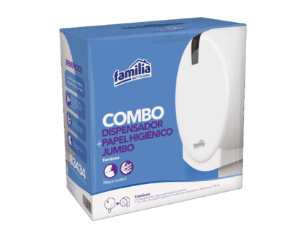 DISPENSADOR DE TOALLA COMBO EN Z FAMILIA  REF 83013