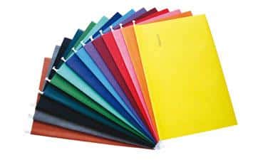 CARPETA COLG. PLAST. V/M FABR.VERDE