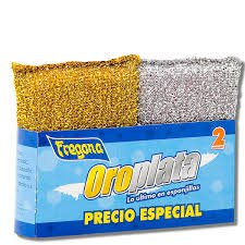 ESPONJA ORO/PLATA CTE