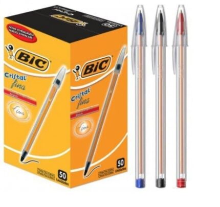 BOLIGRAFO BIC FINO CRISTAL AZUL