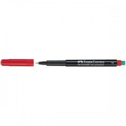 MARCADOR FABER MULTIMARK FINE ROJO